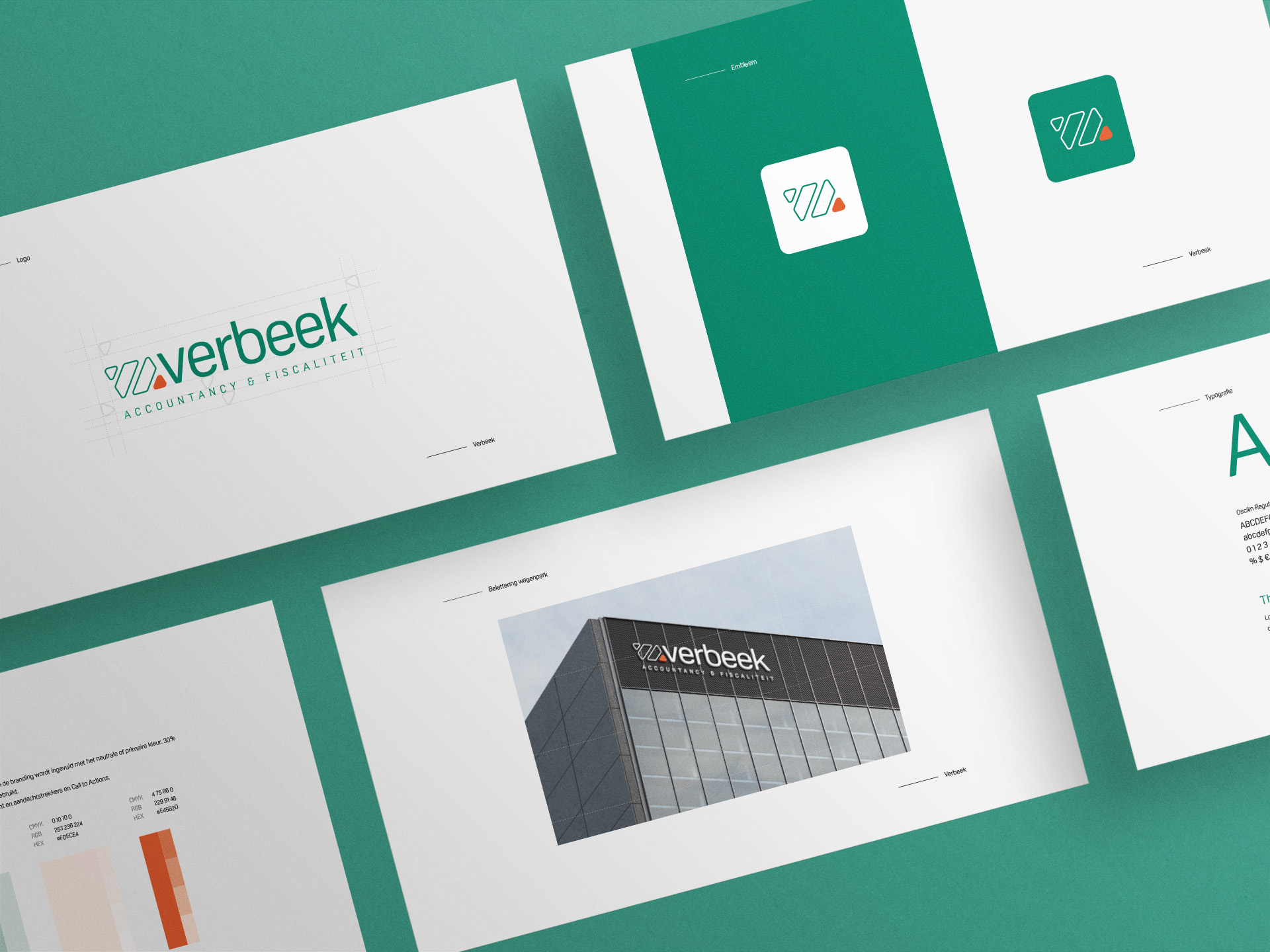 Visual identity - Brand guideline Verbeek Accountancy